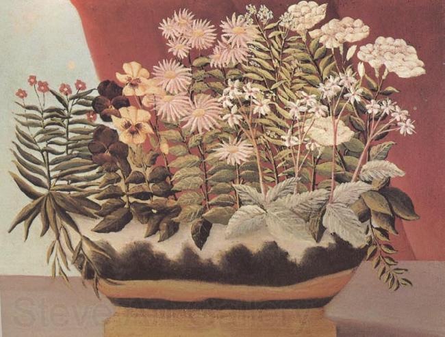 Henri Rousseau Poet's Flowers Spain oil painting art